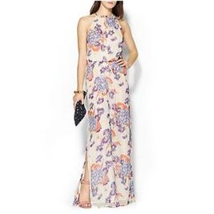 Michael Stars Silk Floral Maxi Dress